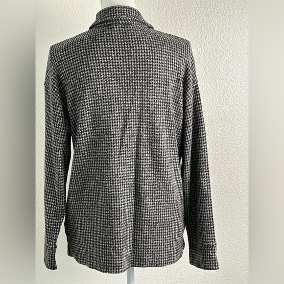 Madewell Brushed Knit Redford Blazer in Houndstooth Check Size Medium - Picture 6 of 12